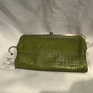 HOBO Green Fold Over Wallet NWT